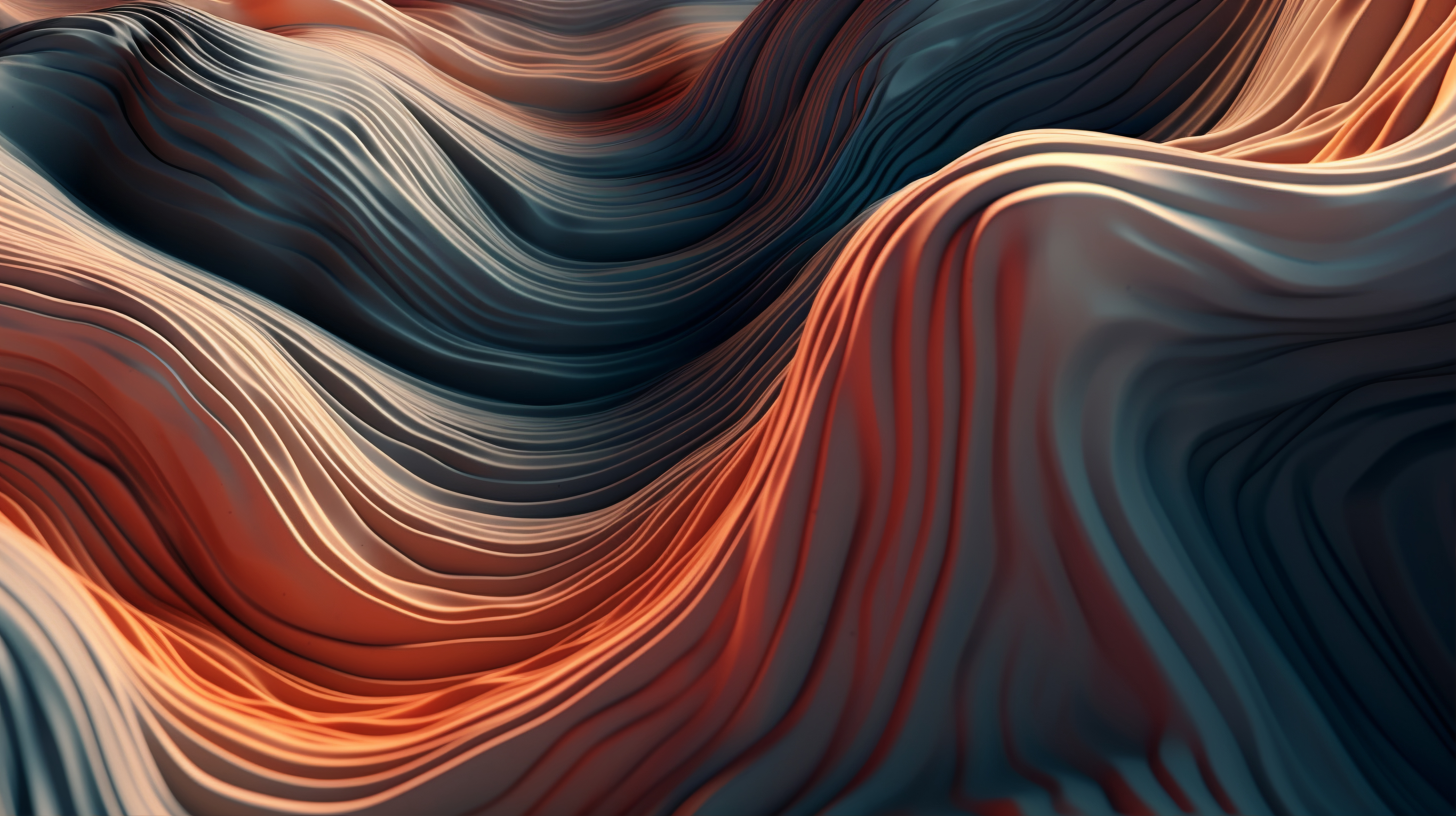 Abstract flowing wave texture